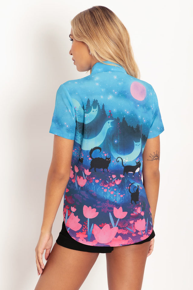 Kitty Parade Cute As A Button Shirt