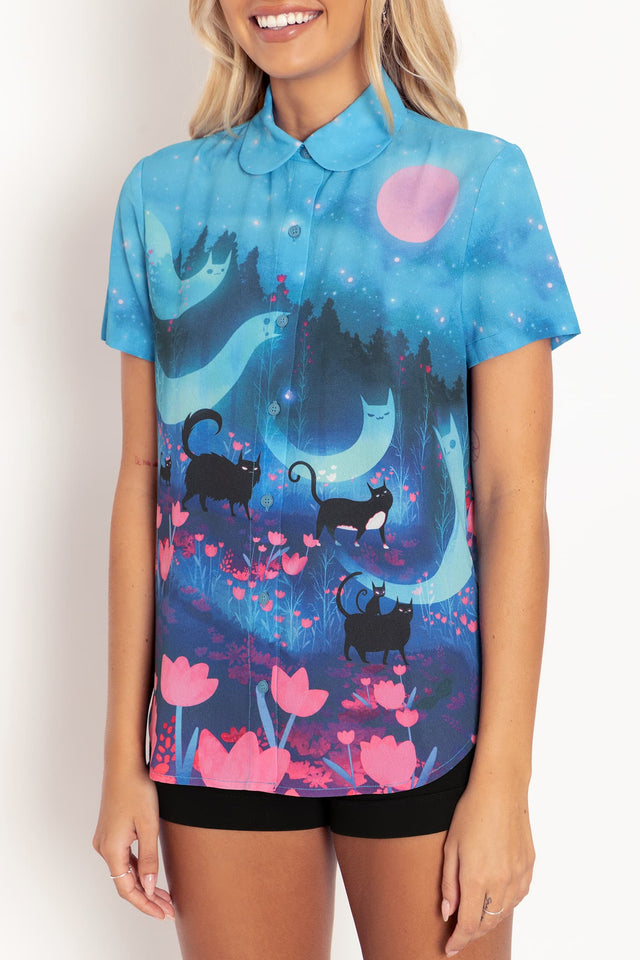 Kitty Parade Cute As A Button Shirt