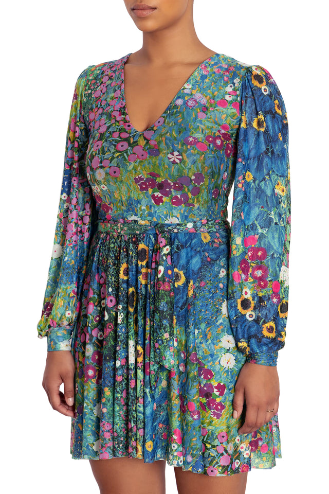 BlackMilk Clothing - Klimt Collage Pink Sheer Romance Dress