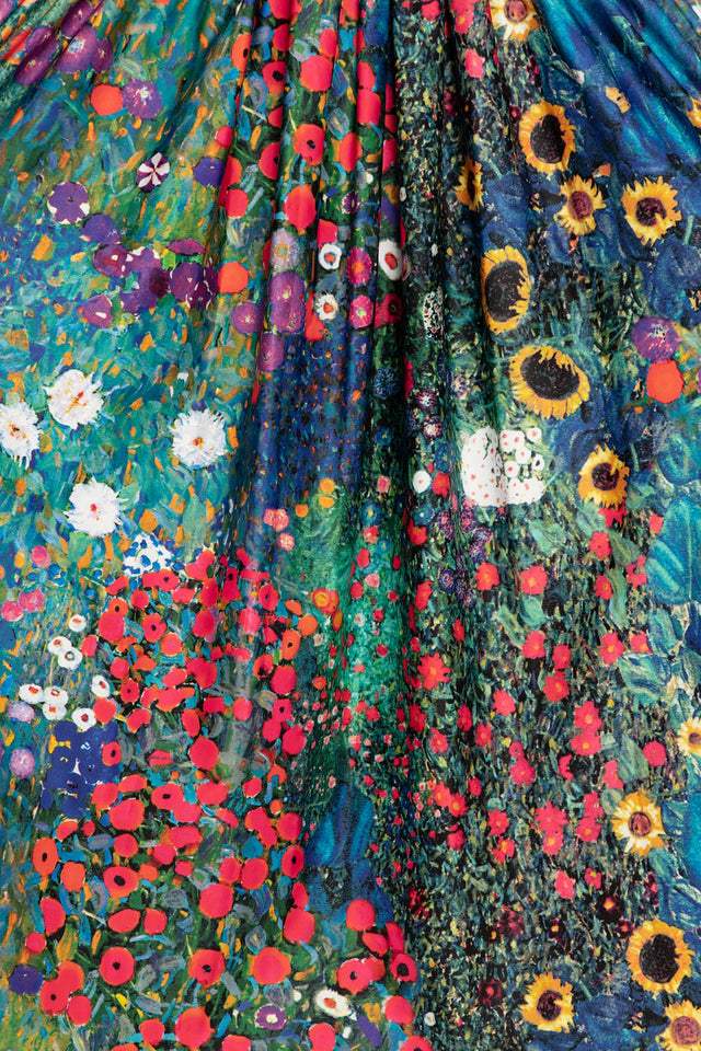 Klimt Collage Slinky Pocket Skirt