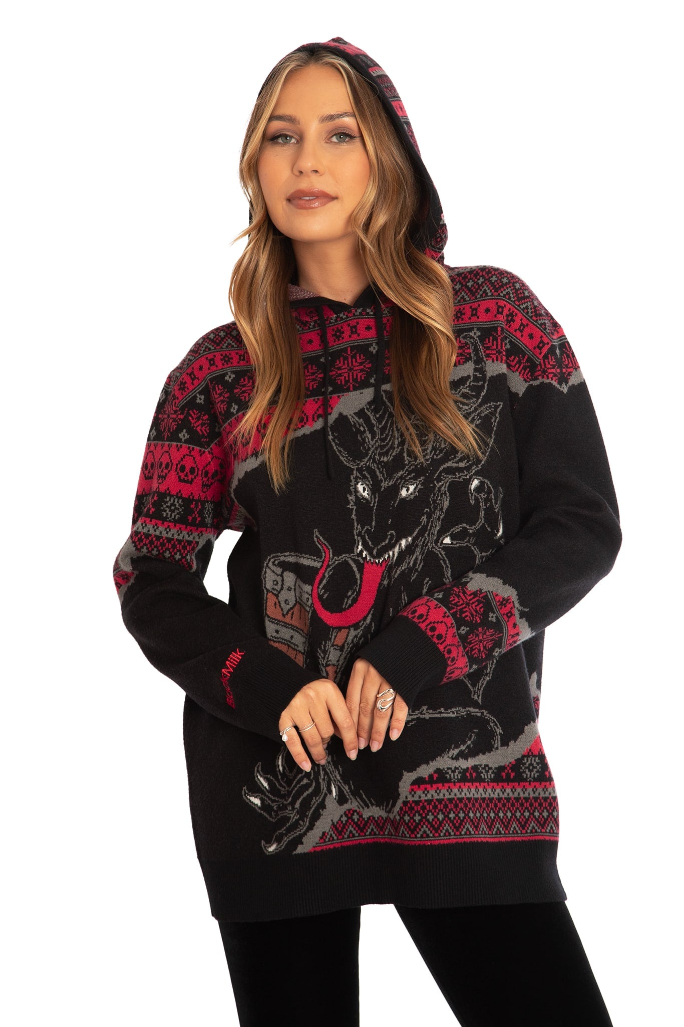 Women’s Krampus vs Santa Hoodie main image 1
