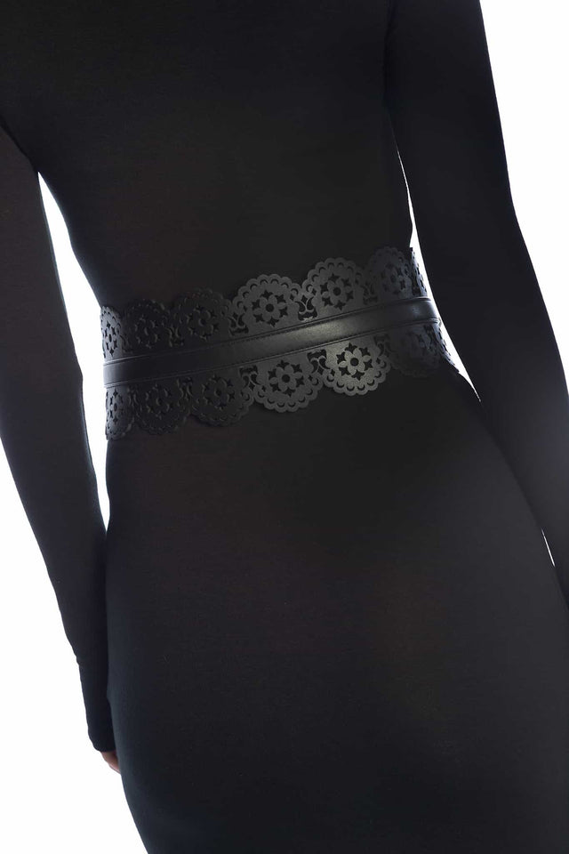 Lacebound Cut Out Belt - Limited BlackMilk Clothing Lacebound Cut Out Belt - Limited BlackMilk Clothing