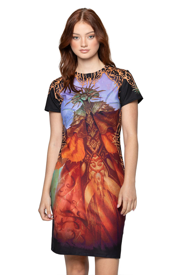 Lady of Pain Reversible Longline Tee Dress