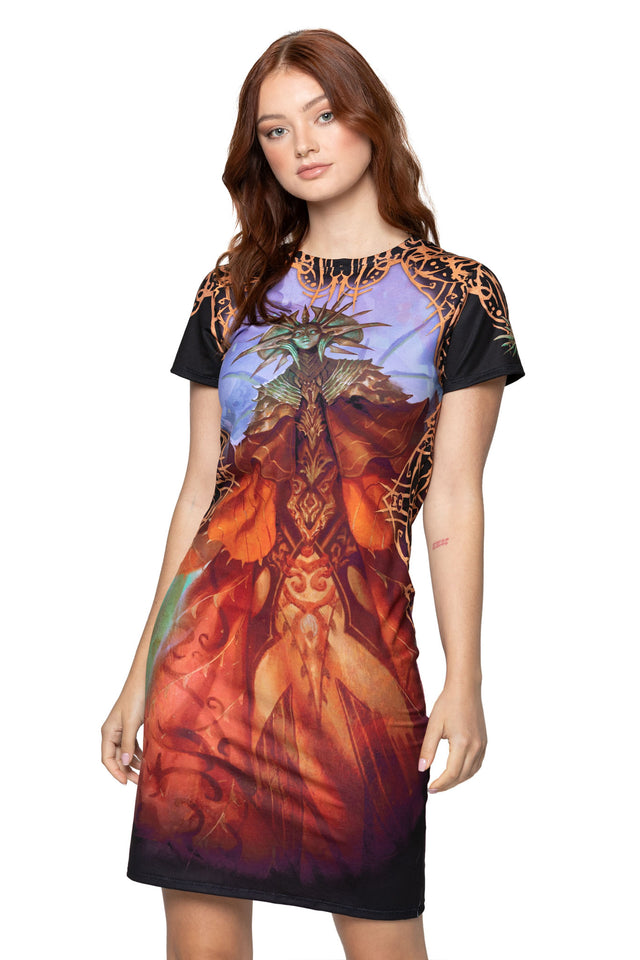 Lady of Pain Reversible Longline Tee Dress