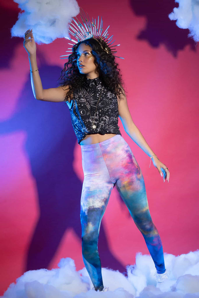 Galaxy Lagoon High Waisted Leggings