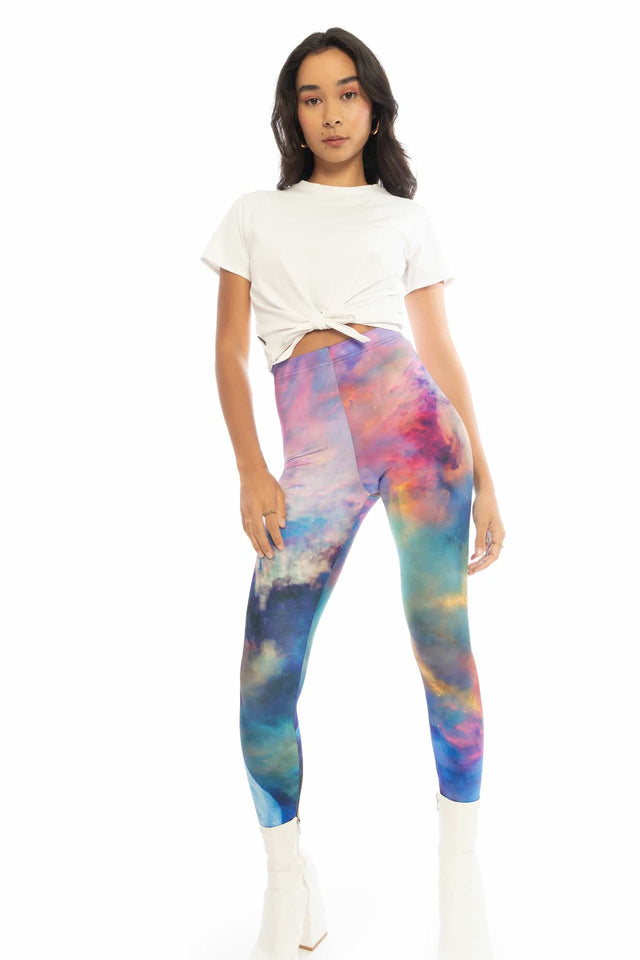 Galaxy Lagoon High Waisted Leggings