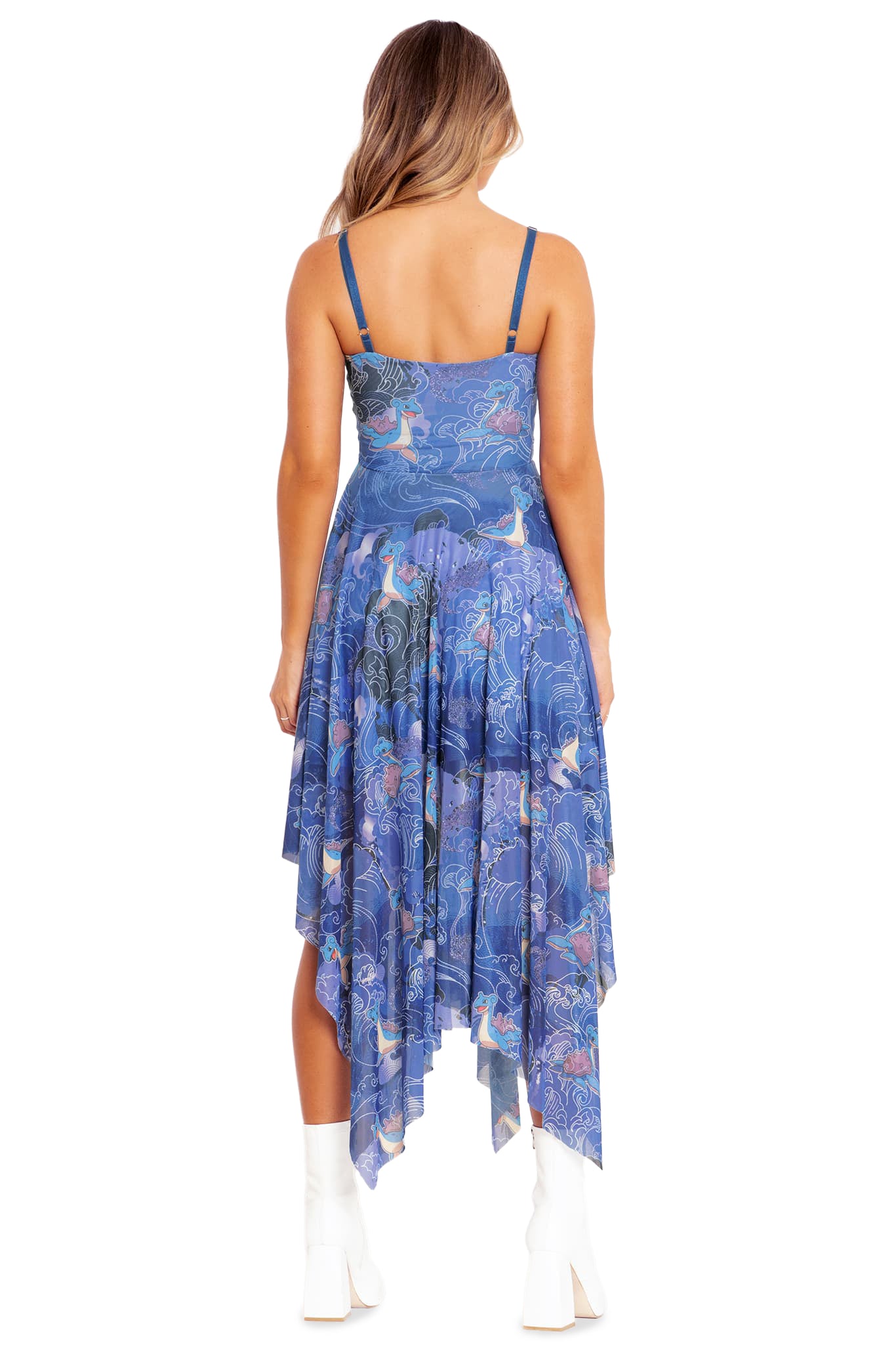 Lapras Waves Handkerchief Dress - Limited – BlackMilk Clothing
