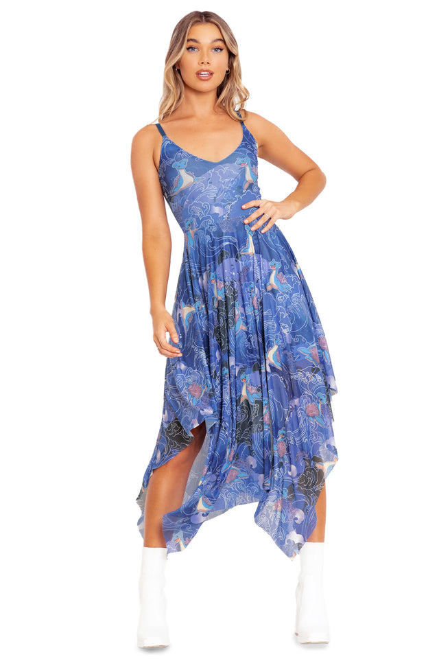 Lapras Waves Handkerchief Dress