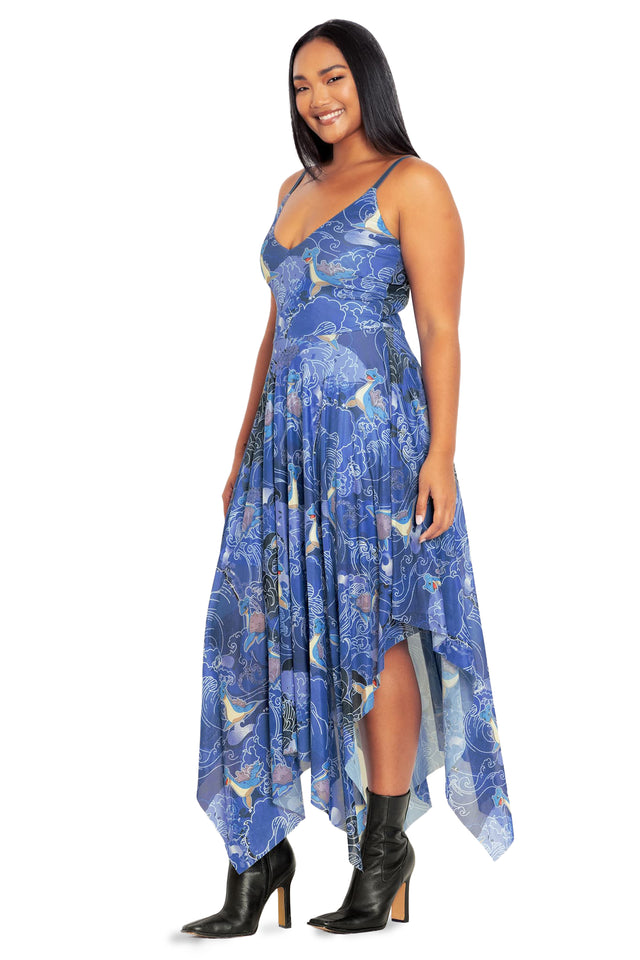 Lapras Waves Handkerchief Dress