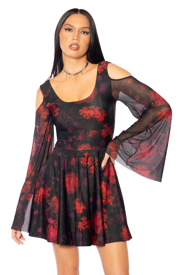 League of Legends K/DA x BlackMilk | Writhe In Agony Sheer Sleeve Tank Dress | Product image 2