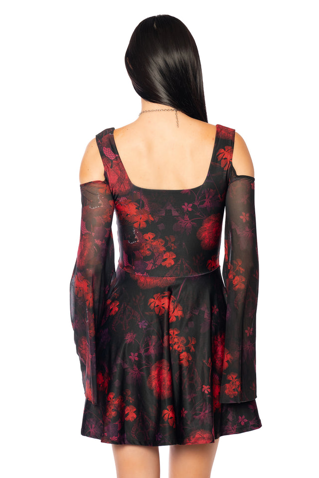 League of Legends K/DA x BlackMilk | Writhe In Agony Sheer Sleeve Tank Dress | Product image 5