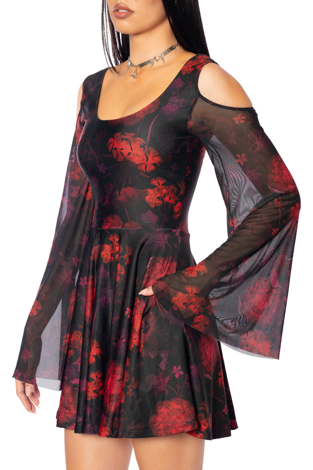 League of Legends K/DA x BlackMilk | Writhe In Agony Sheer Sleeve Tank Dress | Product image 6