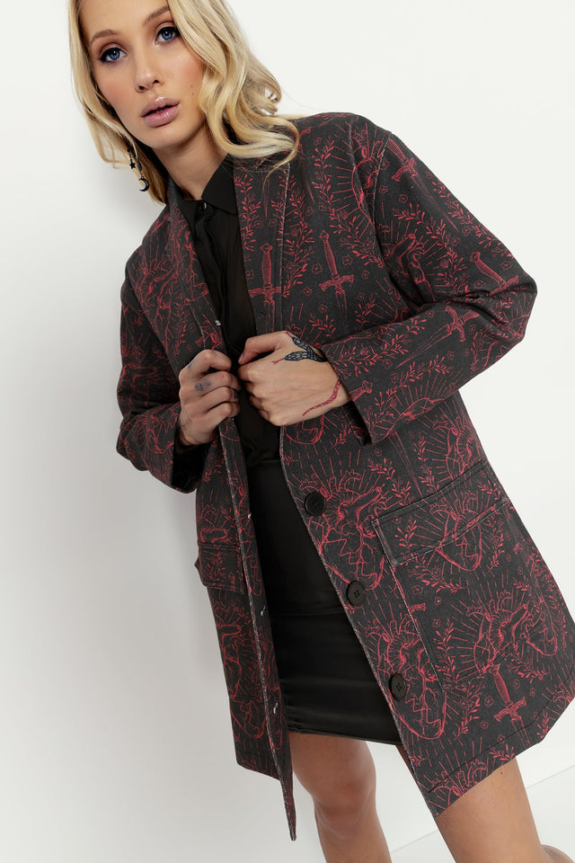 Like A Dagger To My Heart Duster Coat