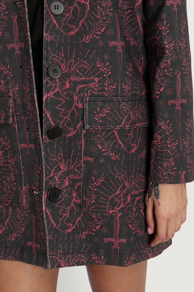 Like A Dagger To My Heart Duster Coat