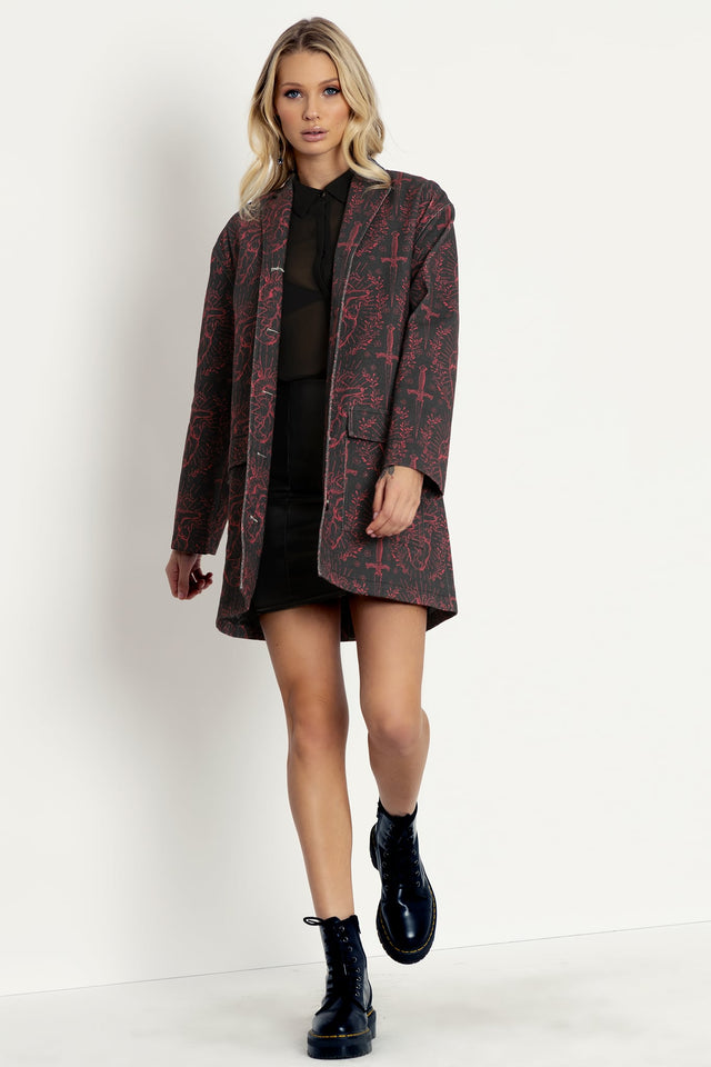 Like A Dagger To My Heart Duster Coat