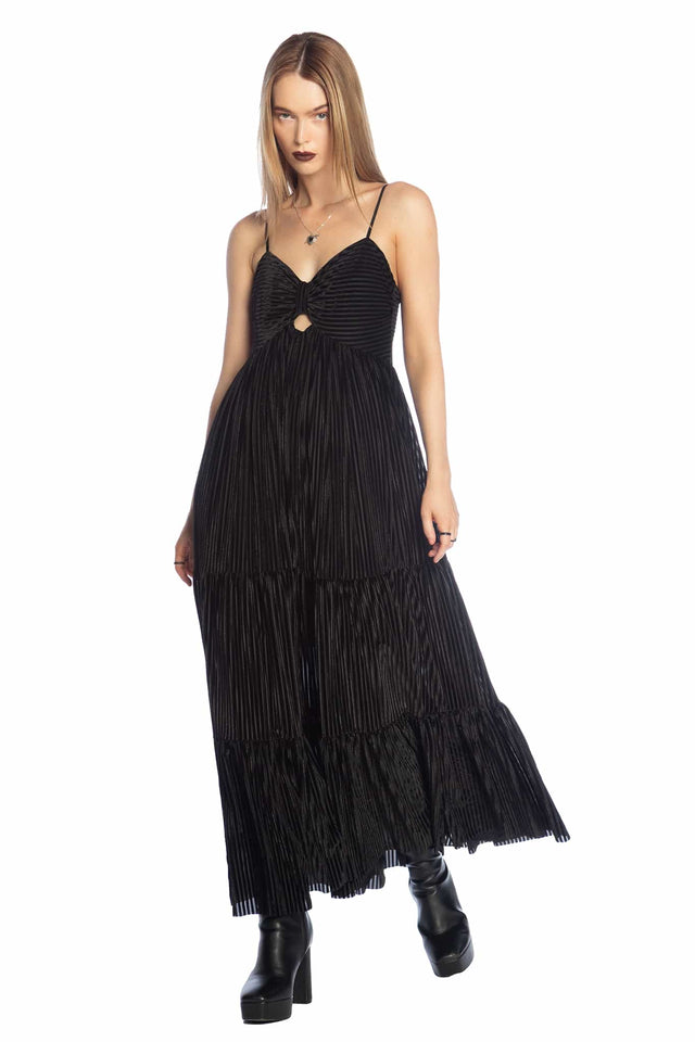 Liminality Ruched Sweetheart Dress