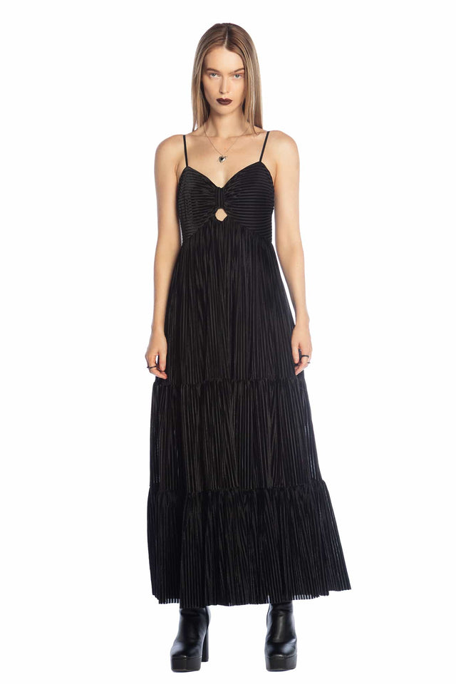 Liminality Ruched Sweetheart Dress