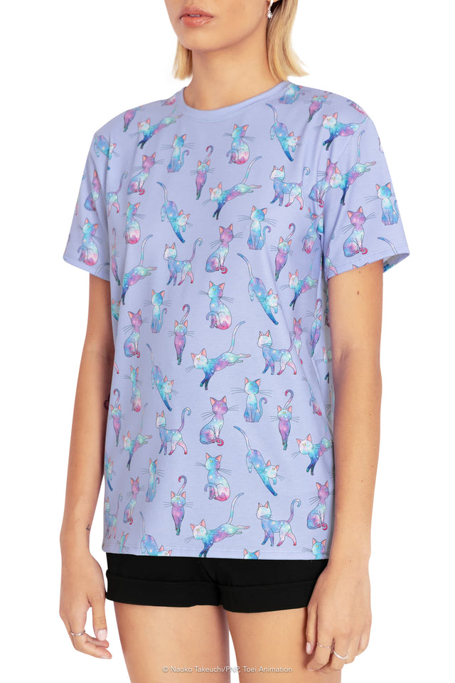 Luna Galaxy Boyfriend Tee Print