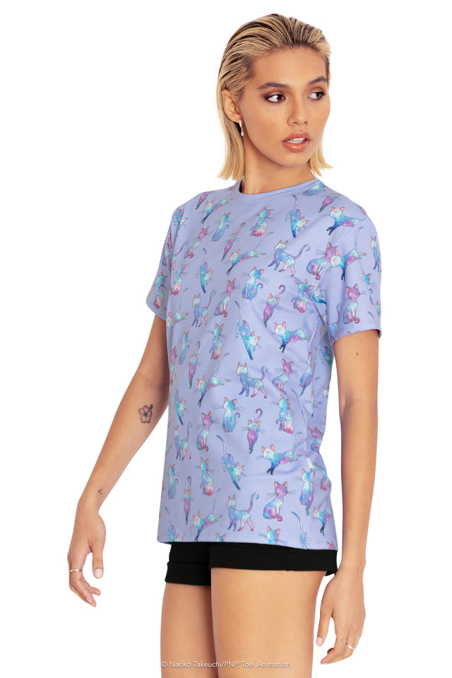 Luna Galaxy Boyfriend Tee Side