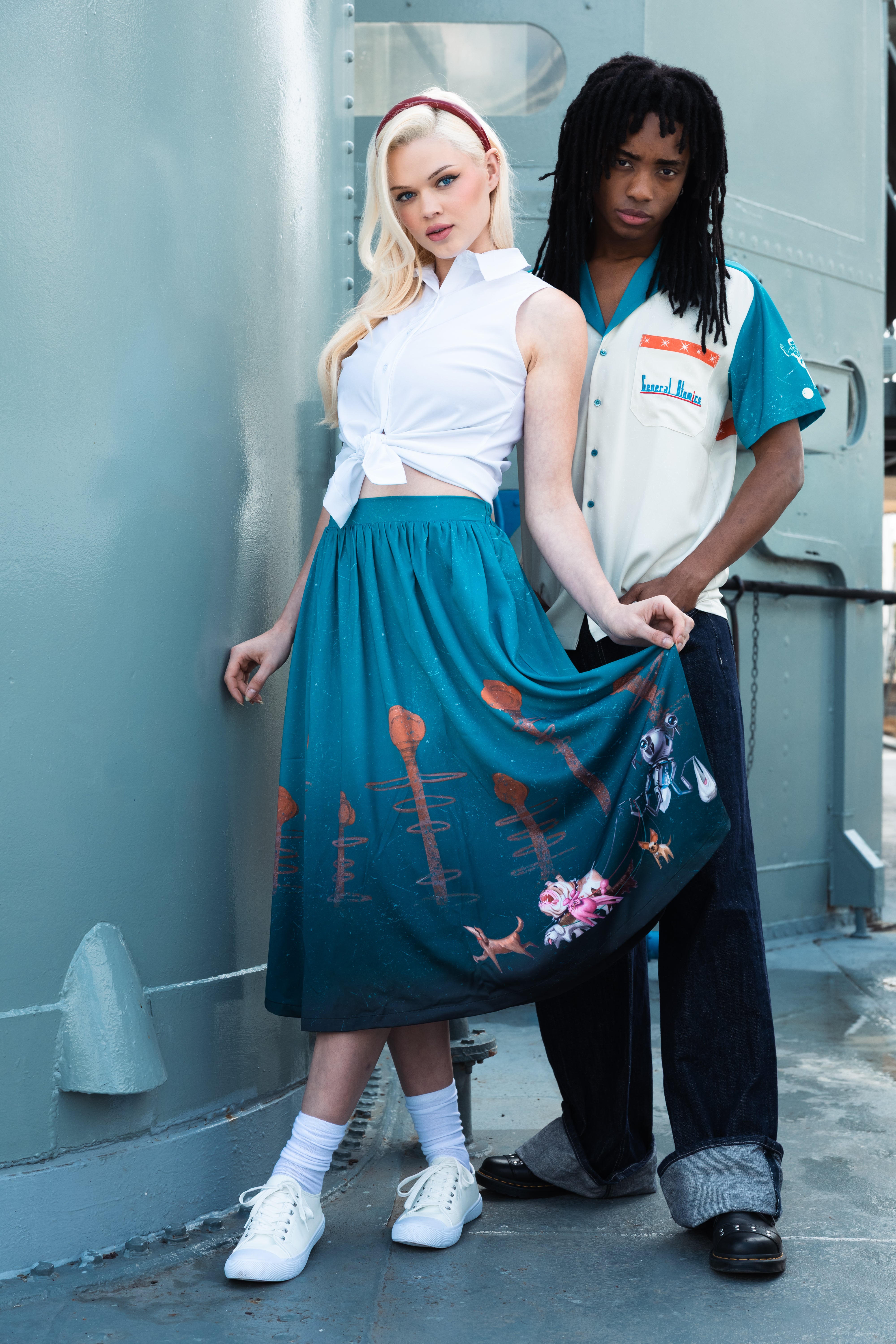 Man's Best Friend Pocket Midi Skirt - Limited – BlackMilk Clothing