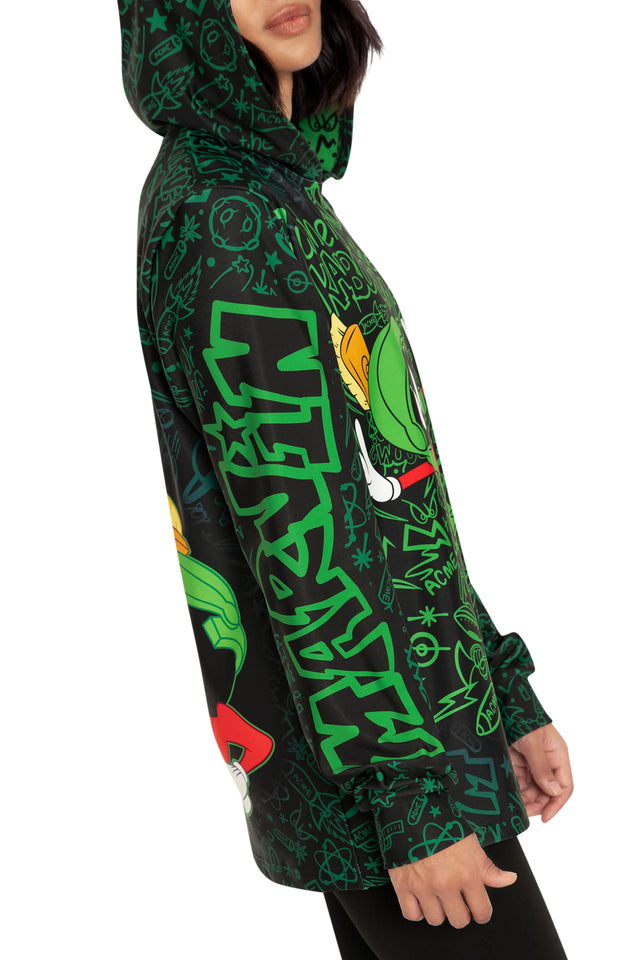 Marvin The Martian Hoodie Sweater  wide