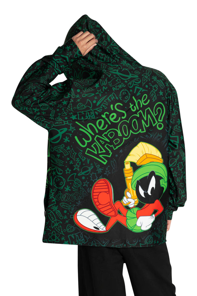 Marvin The Martian Hoodie Sweater Back