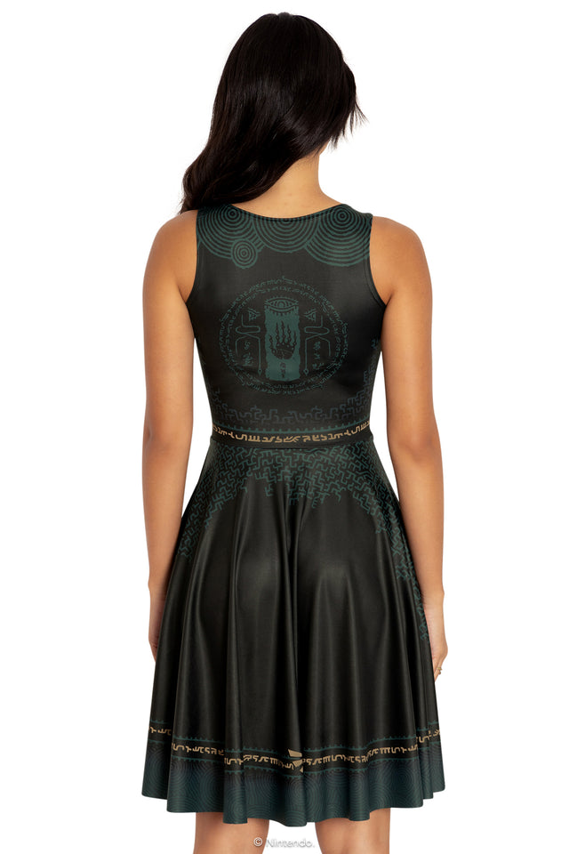 BlackMilk Clothing x Nintendo The Legend Of Zelda - Master Sword Princess Longline Dress - The Legend of Zelda Merchandise - Collaboration apparel - Licenced.