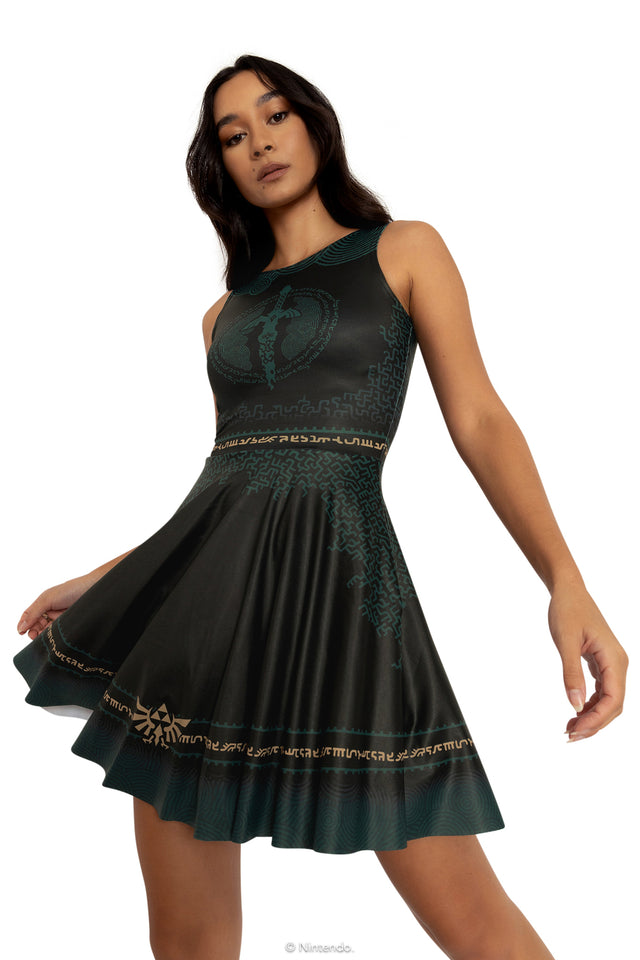 legend of zelda skater dress The Legend Of Zelda: The Wind Waker Stained Glass Dress