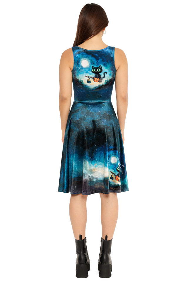 Mayhem and Mischief Velvet Princess Midi Dress