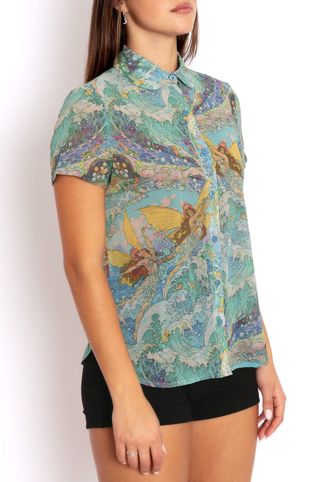 Mermagic Cute As A Button Shirt