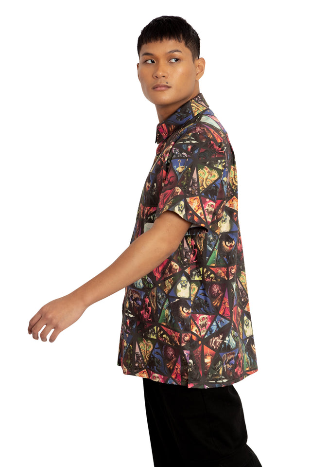 Monster Manual Boyfriend Shirt Side