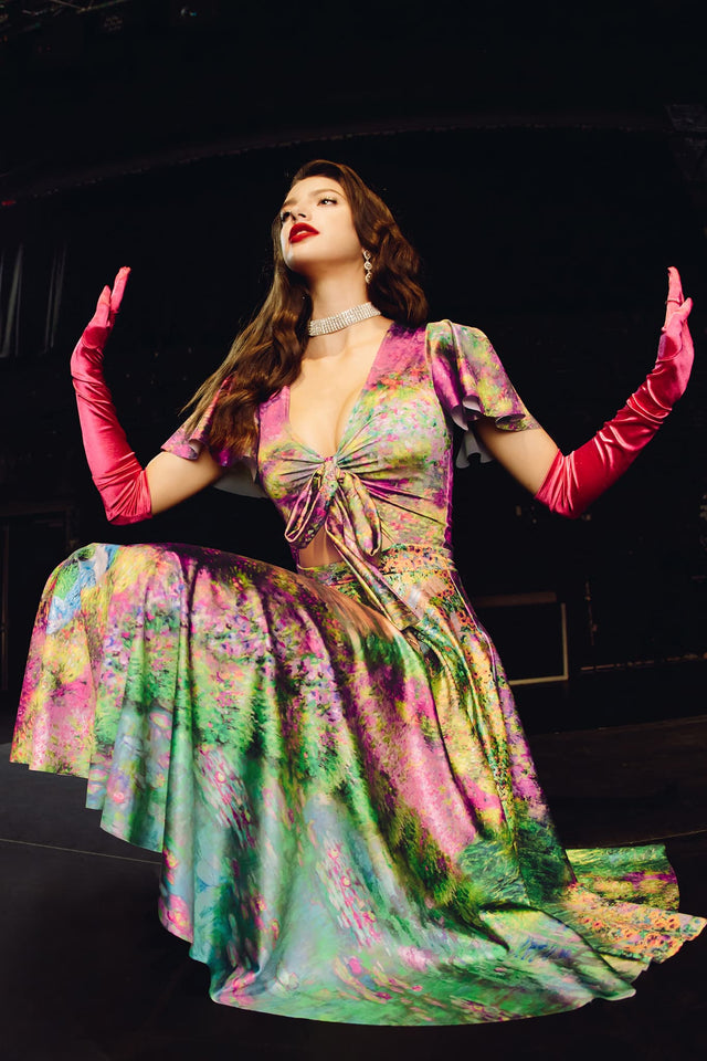 BlackMilk Clothing - Montage Monet Rio Midi Dress