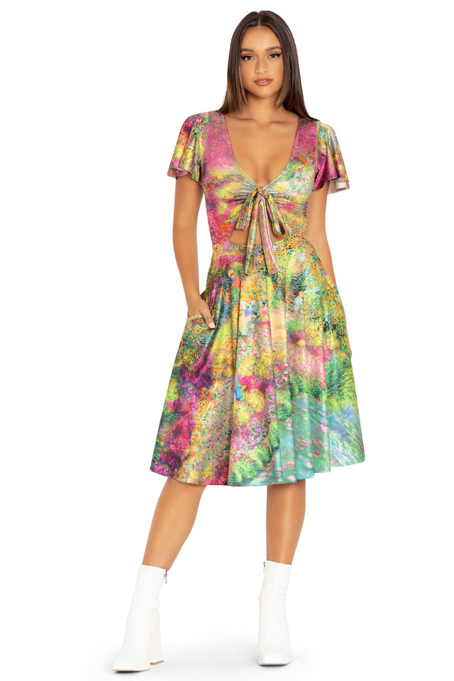 BlackMilk Clothing - Montage Monet Rio Midi Dress