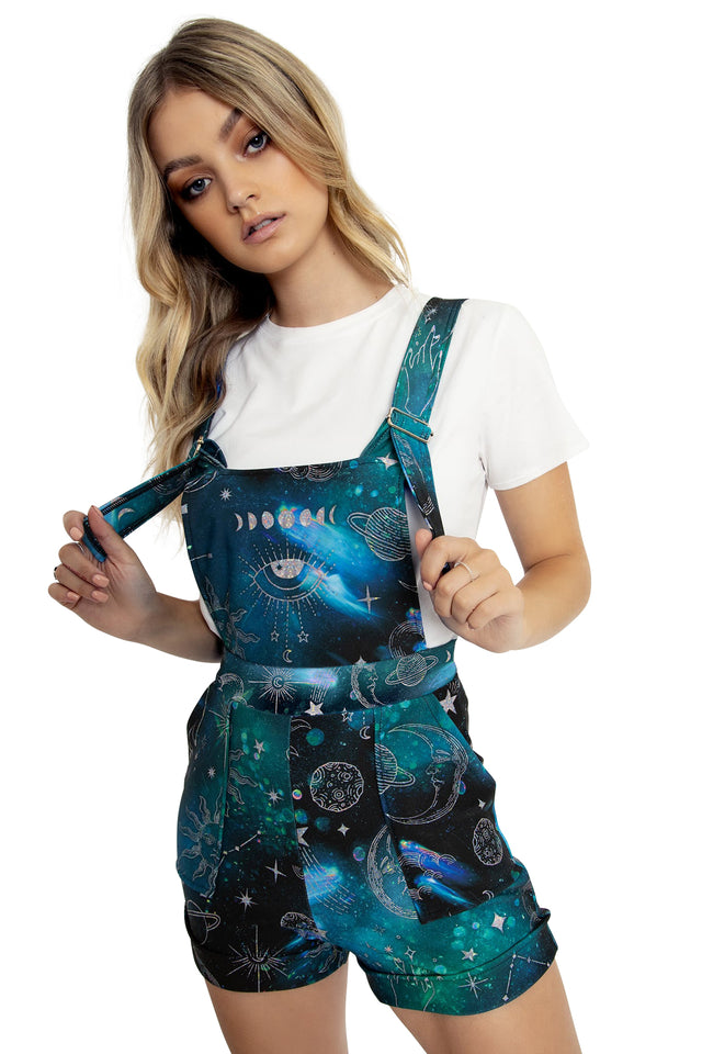 Moon Child Short Overalls wide