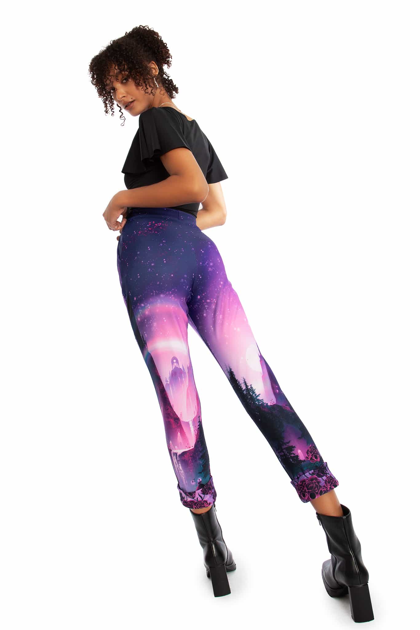 Grimrose Gorge Cuffed Pants - Limited – BlackMilk Clothing