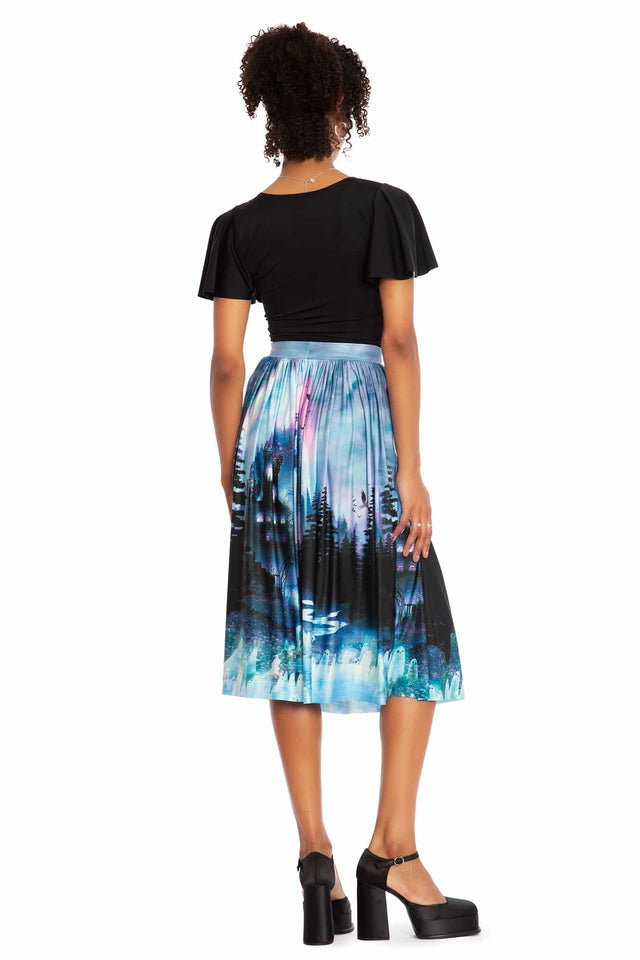 Looming Castle Slinky Pocket Skirt