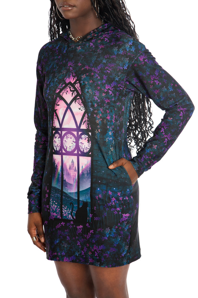 Window To The Spirit Realm Slouchy Dress