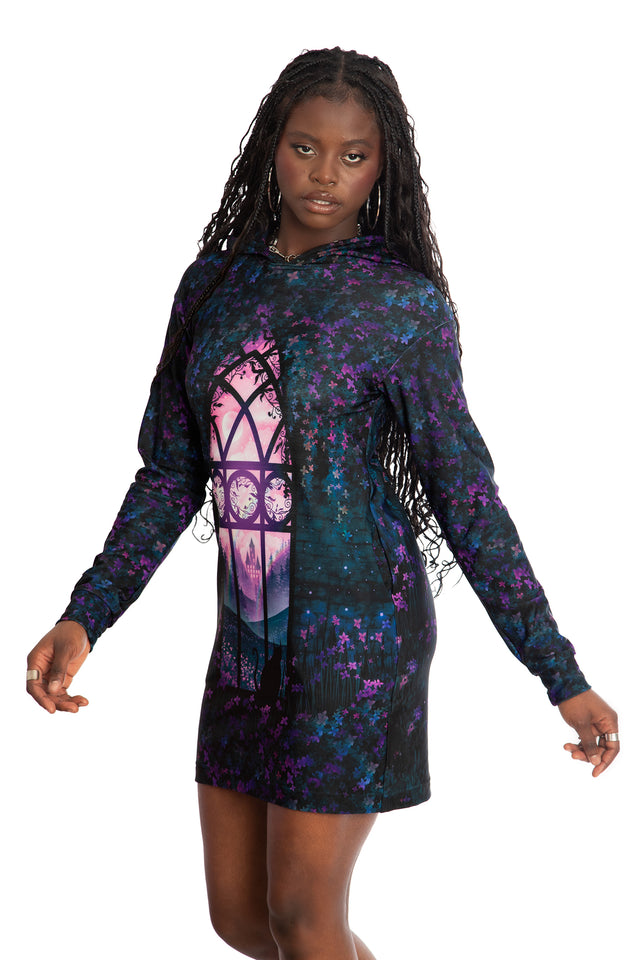 Window To The Spirit Realm Slouchy Dress