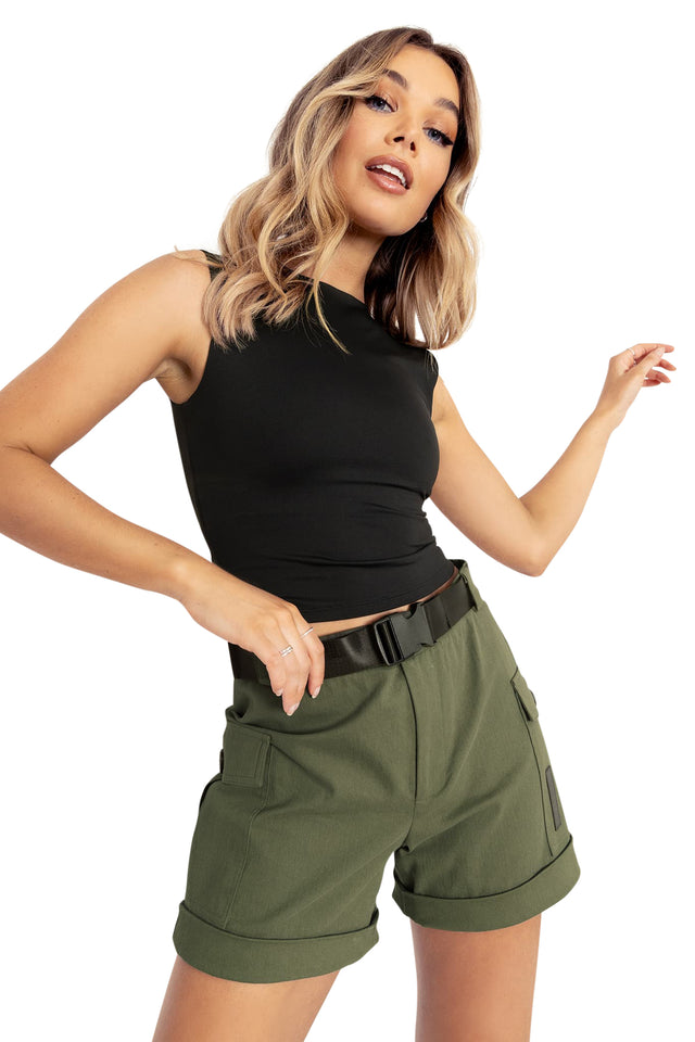 Moss Cargo Shorts