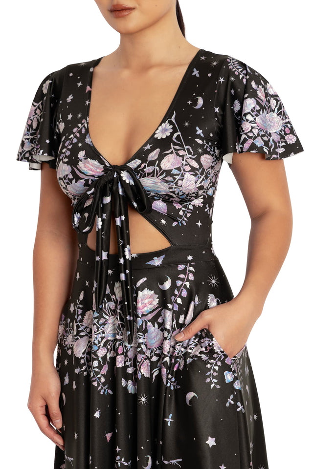 BlackMilk Clothing - Mother Of Pearl Rio Midi Dress