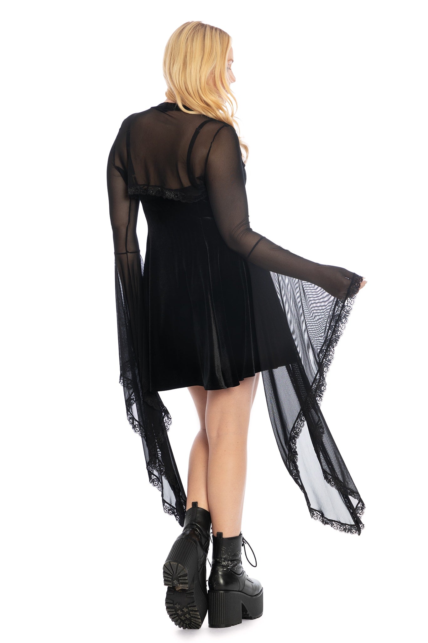 Mrs Addams Sheer Shrug - Limited – BlackMilk Clothing