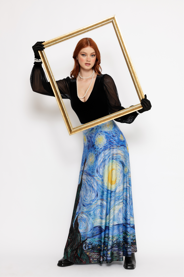 Starry Night Maxi Skirt