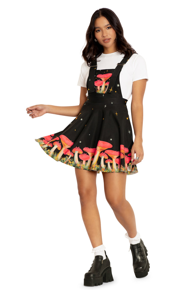 Mushroom Cats Apron Dress