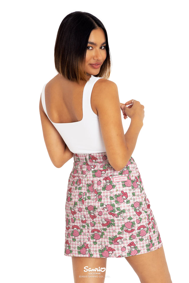 My Melody Strawberry Fields Pocket Mini Skirt Side