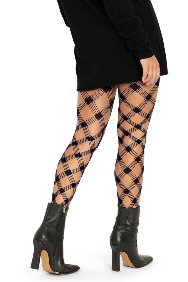 Netted Hosiery back