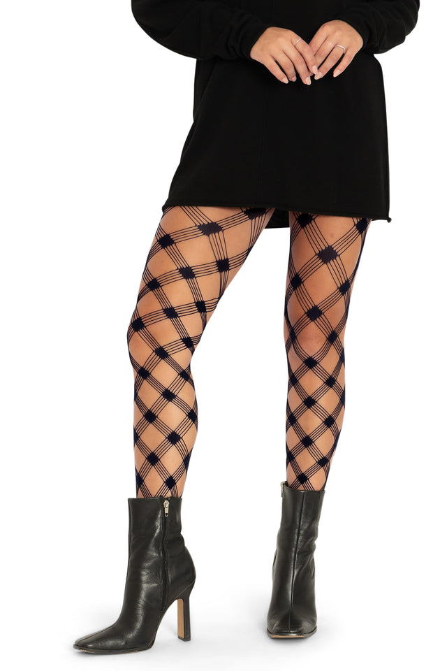 Netted Hosiery print