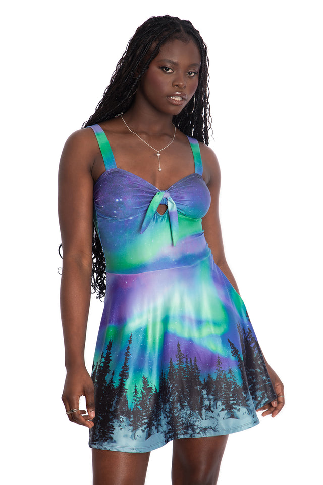 Northern Lights Sweetheart Bustier Dress