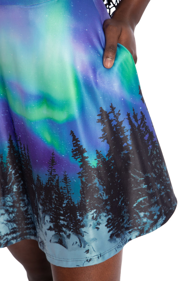 Northern Lights Sweetheart Bustier Dress - Limited BlackMilk Clothing Northern Lights Sweetheart Bustier Dress - Limited BlackMilk Clothing