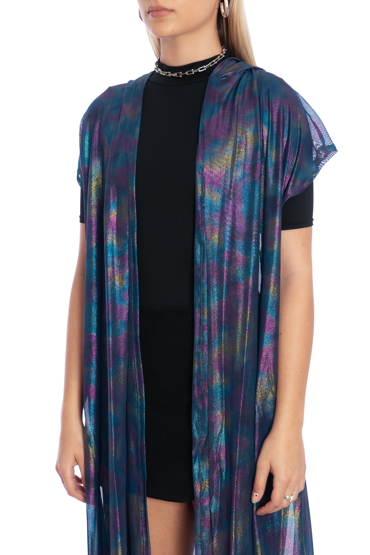 Ocean Gleam Sleeveless Wrap Robe - Limited – BlackMilk Clothing