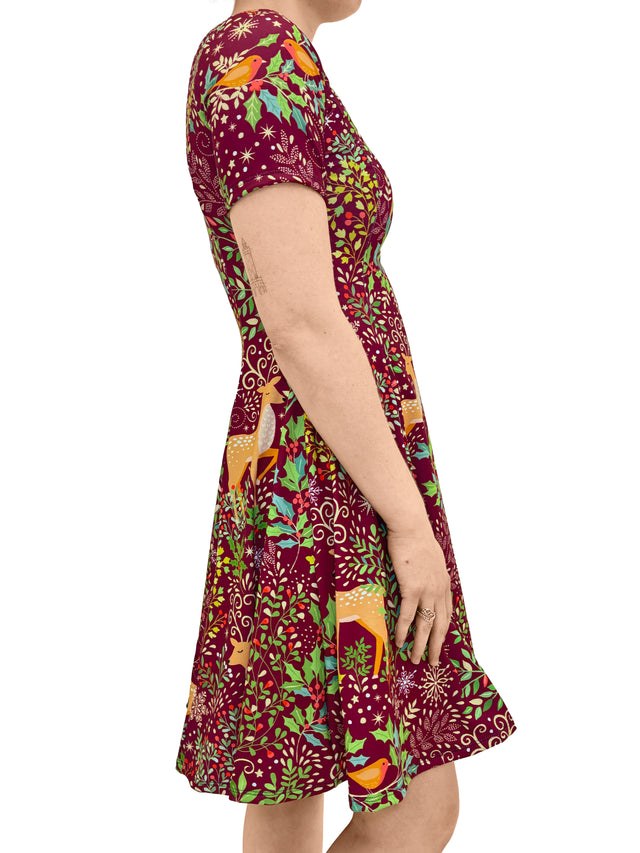 Oh Deer Longline Evil Tee Dress